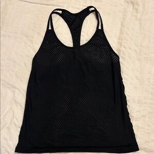 925fit Black Mesh Racerback Tank Top